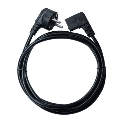 Кабель живлення C13 1.8m 90° corner black Armorstandart (ARM73124) Вінниця - фото 2