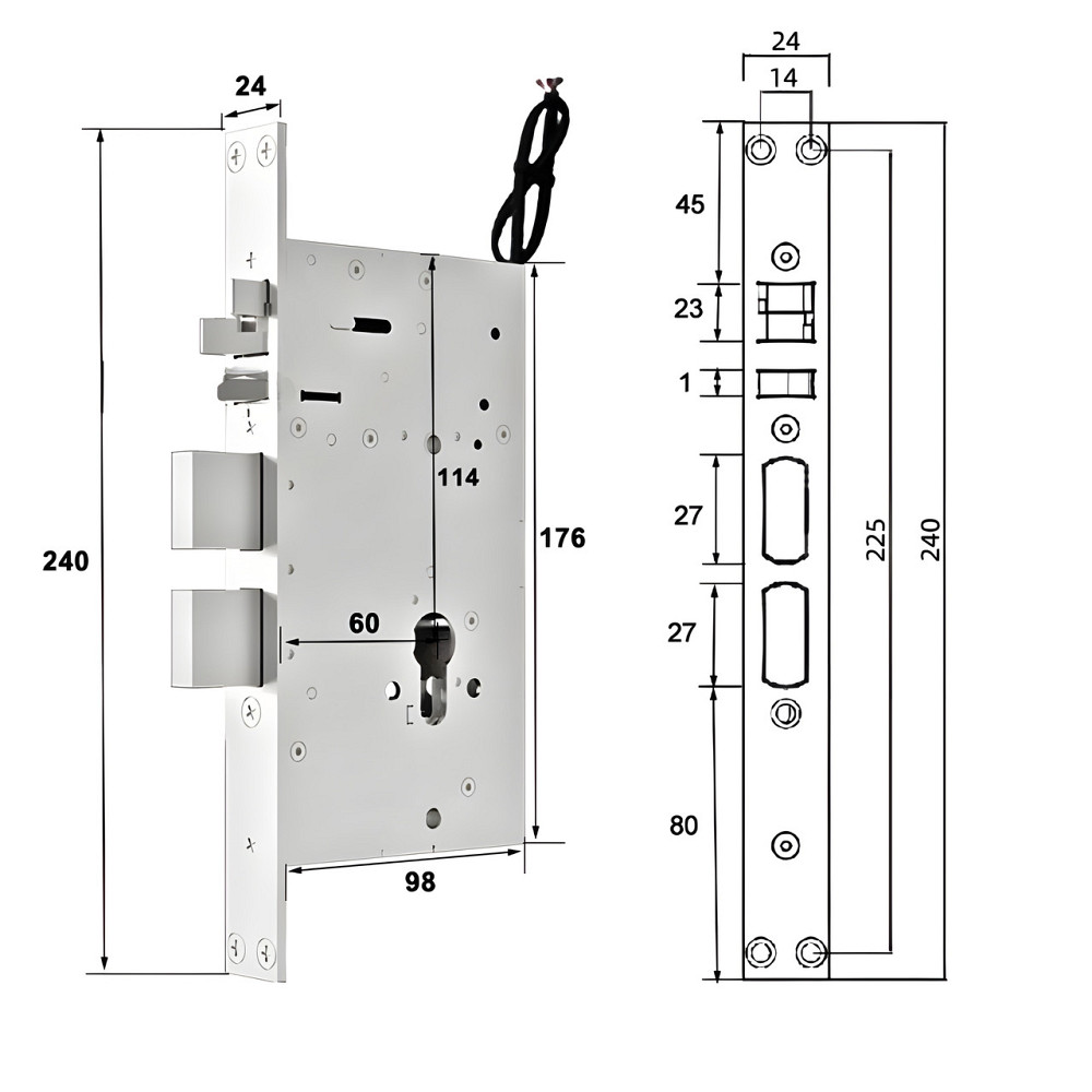 PES Buldog біометричний смарт замок Київ - фото 3