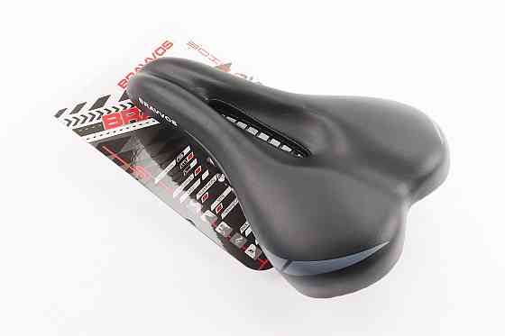 Сидіння MTB 275x170мм, чорне-сіре YF-1031 Київ