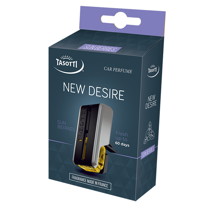 Ароматизатор для авто на обдув "New Desire" Sun Berries (Сонячні ягоди) 8мл Tasotti Київ - фото 1