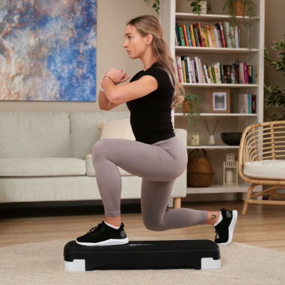 Степ платформа Hop-Sport HS-PP033AS чорно-біла Київ