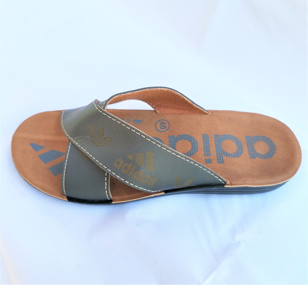 Чоловічі Шлепанці Тапочки Adidas Сланці Сері Адас ( розміри: 41,42,43) Дніпро - фото 6