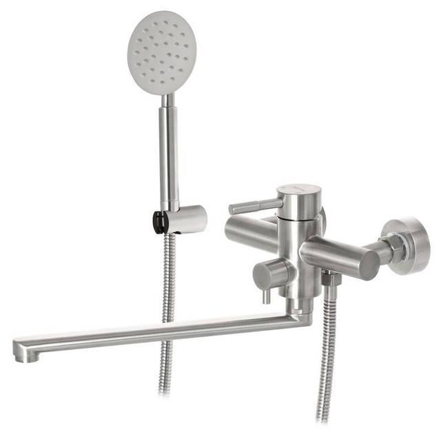 Змішувач для кухні CHAMPION SUS-005, настінний, із нерж. сталі Харків - фото 1