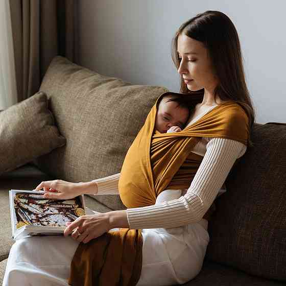 Трикотажний слінг-шарф Love&Carry — Масала Київ