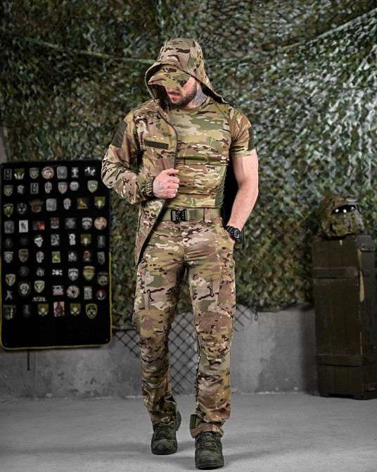 Літній еластичний тактичний костюм hunger 5в1 мультикам ДЛ7083 Одеса - фото 4