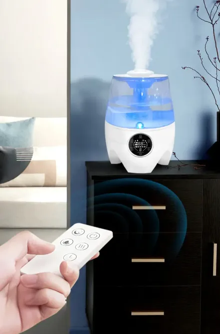 Бесшумный ультразвуковой мощный увлажнитель воздуха Doctor-101 Neptune на 4.5л с сенсорным дисплеем и пультом Днепр - изображение 8