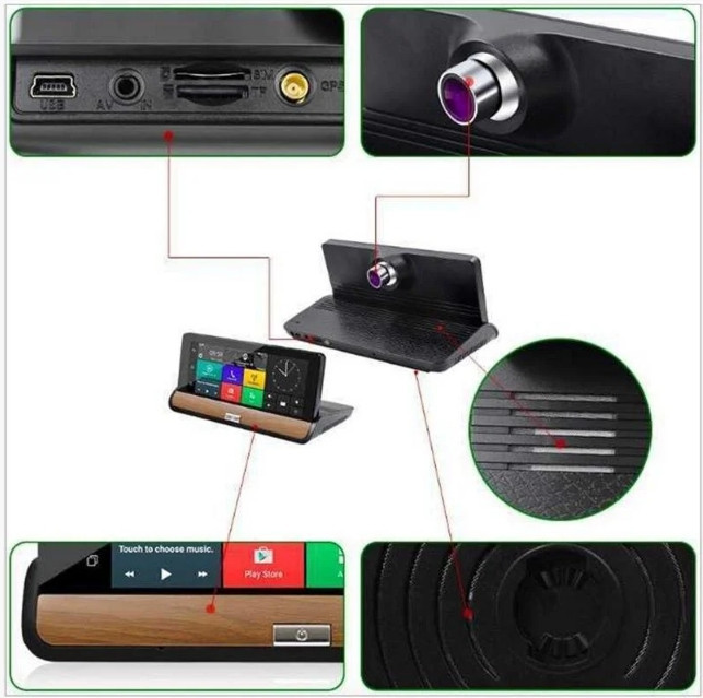 Видеорегистратор навигатор автопланшет Junsun CAR DVR 3G GPS T900 Винница - изображение 10