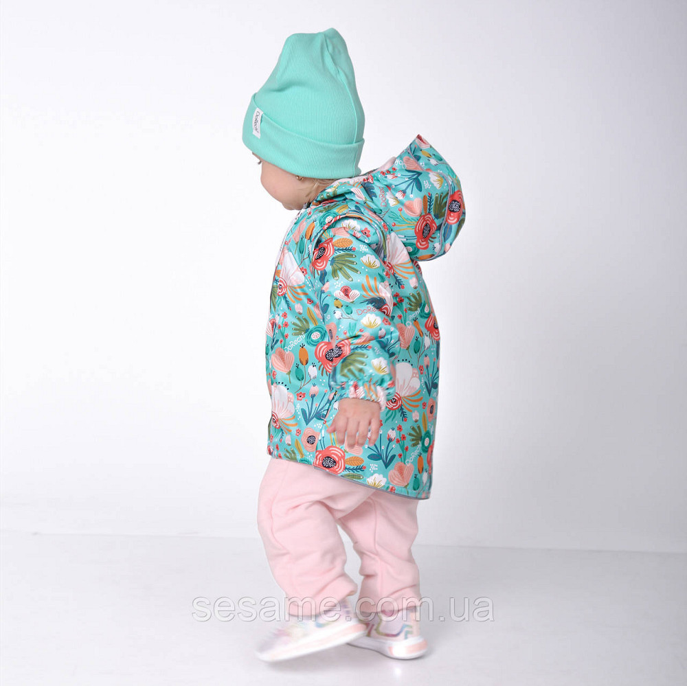 Дитяча Куртка-жилетка 2 в 1 демісезонна Казкові квіти Харків - фото 5