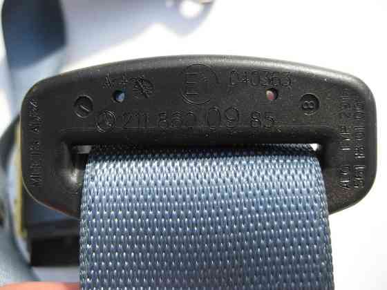 Mercedes-Benz  A2118600985 5C66 Ремінь безпеки задній центральний синій E-Class W211 Одеса