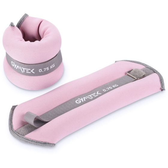 Утяжелители Gymtek для рук и ног 2 х 0,75кг розовый Киев
