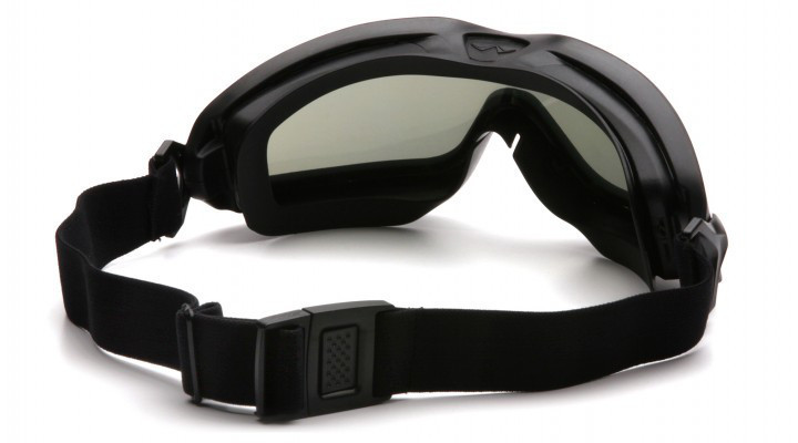 Окуляри захисні з ущільнювачем Pyramex V2G-Plus (XP) (gray) Anti-Fog, чорні Запорожье - изображение 4