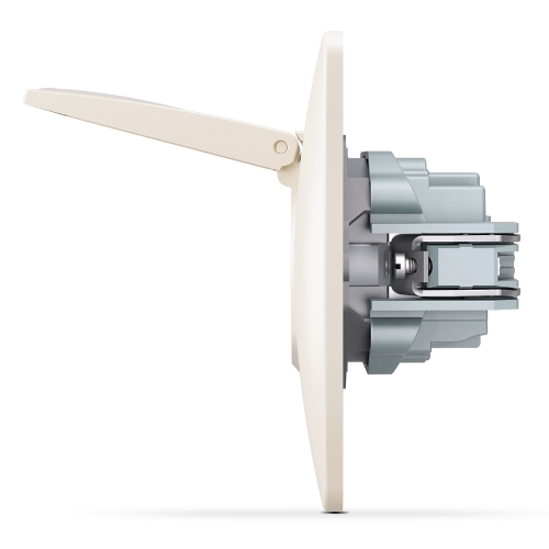 BINERA крем Розетка внутрішня 1-а із заземленням з кришкою Videx Житомир - изображение 5