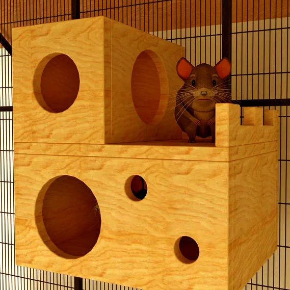 Домик для шиншиллы 