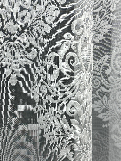 Тюль жакард "Преміум" колір білий 1678т Київ - фото 4