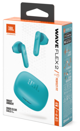 Гарнітура JBL WAVE FLEX 2 Blue (JBLWFLEX2BLU) (7065574) Киев
