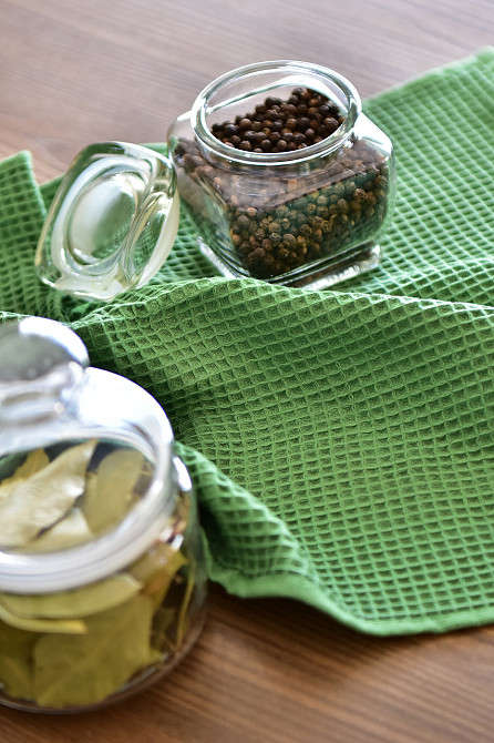 Вафельний рушник Ideal Textile 40х60 см 240 г/м2 (56860817) Оливковий Чернівці - фото 9