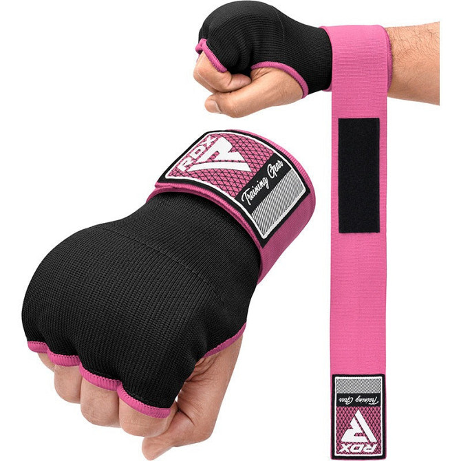 Бінті-рукавиці RDX IS2 Inner Straps Pink S Кам'янське - фото 1
