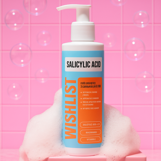 Гель для душу з саліциловою кислотою Shower Gel Salicylic Acid Wishlist 200 мл Вінниця