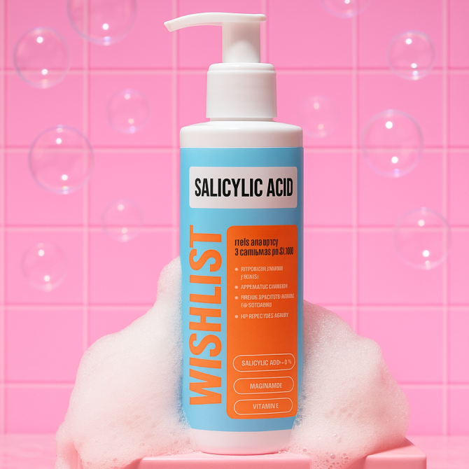 Гель для душа с салициловой кислотой Shower Gel Salicylic Acid Wishlist 200 мл Винница - изображение 4