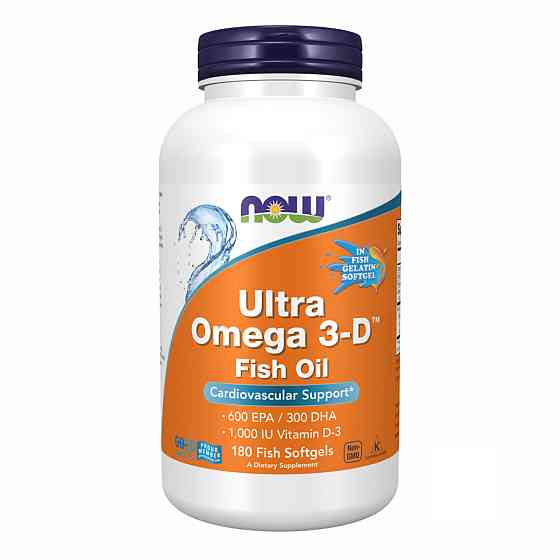 Ultra Omega 3-D™ Fish Oil - 180 Fish Softgels Луцк