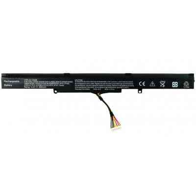 Аккумулятор для ноутбука Asus X450J A41-X550E, 2600mAh, 4cell, 14.4V, Li-ion, черная AlSoft (A47149) Винница