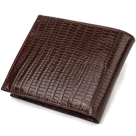 Цікаве чоловіче портмоне з натуральної фактурної шкіри CANPELLINI 21785 Коричневе Київ