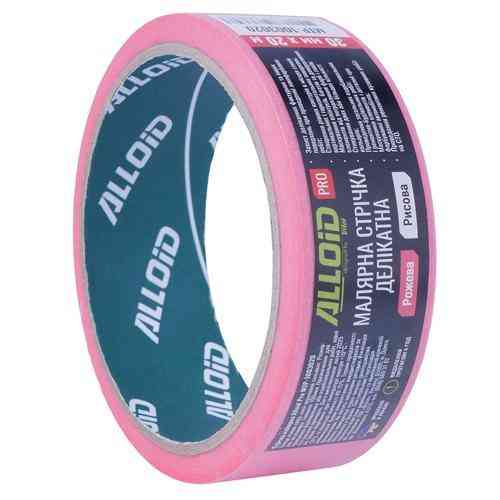 Стрічка малярська рожева рисова 38мм*20м 100мкм Харків