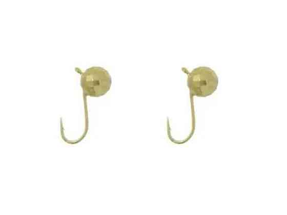 Мормишка вольфрам Диско с ушком 4мм 0,65г gold (2шт/уп) ТМ FISHING ROI Киев