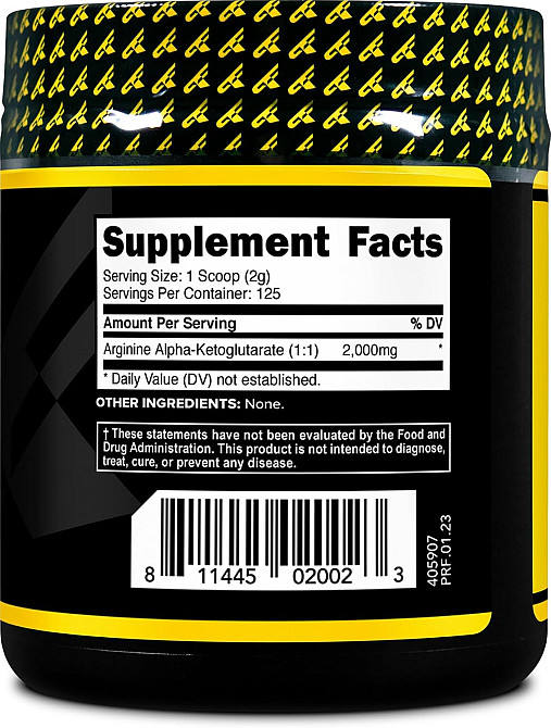 L-аргинин альфа-кетоглютарат PrimaForce AAKG 250 g Луцк - изображение 2
