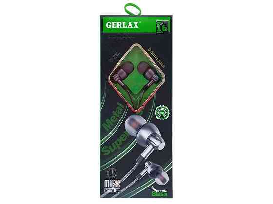 Навушники Hands Free GE-16 metal grey ТМ Gerlax Київ