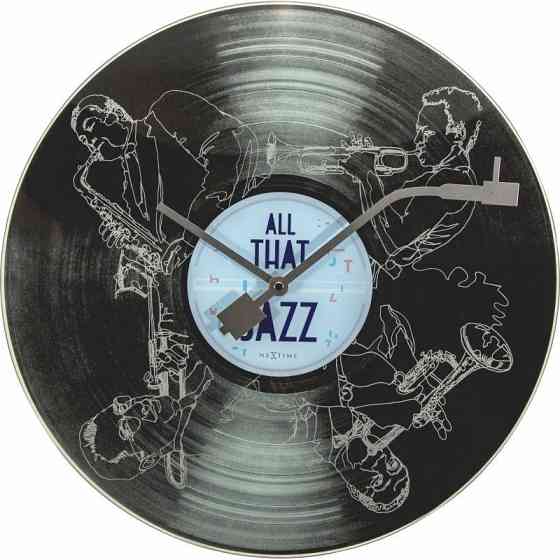 Часы настенные кварцевые NeXtime All the Jazz (диаметр 43 см) Винница