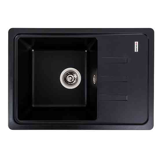VALESO Гранітна мийка для кухні VALESO LIANA 6243 матова Чорна Киев