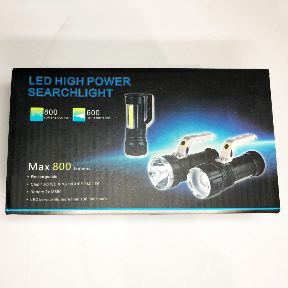 Супер яскравий ліхтарик Bailong S912-XPE+COB(white+red), переносний HU-729 гарний ліхтарик Київ - фото 5