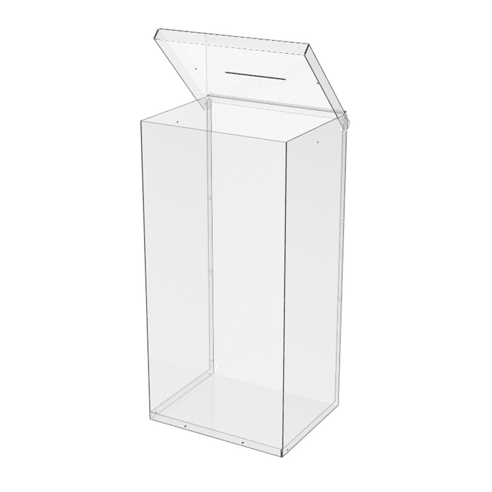 Ящик EKOSTAR без замка для пожертвований и сбора денег 250x200x500. Объем 25 литров Киев - изображение 5