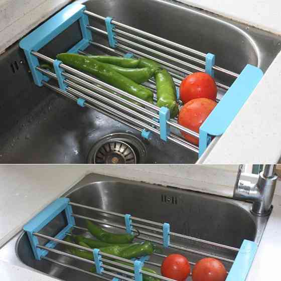 Многофункциональная Складная Кухонная Полка Kitchen Drain Shelf Rack V3041 Сумы