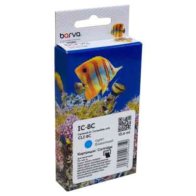 Картридж Barva Canon CLI-8C (0621B024) 490с (IC-8C) Винница