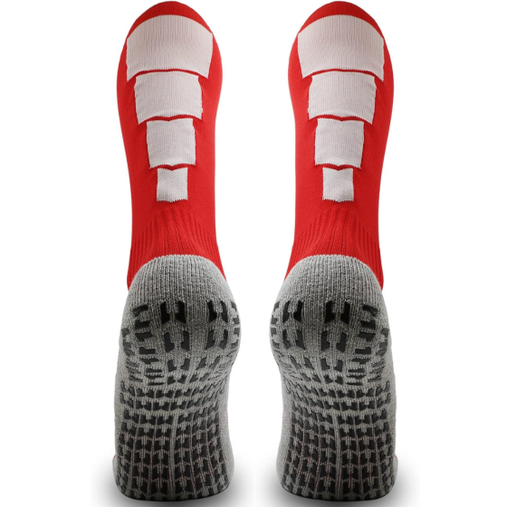 Гетри спортивні, футбольні, тренувальні, ігрові з антиковзаючим покриттям червоний, розмір L Кам'янець-Подільський