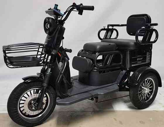 Электрический трицикл с кузовом Corso PROTEX (1200W, 72V/23Ah) - Черный. Харьков