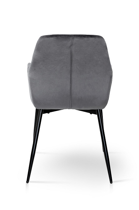 Стілець Томас XS-2836, чорний/велюр сірий Киев - изображение 4