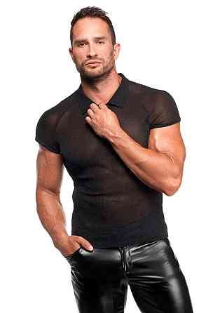 Мужское поло Noir Handmade H082 Onyx veil polo L Sex Aura Киев