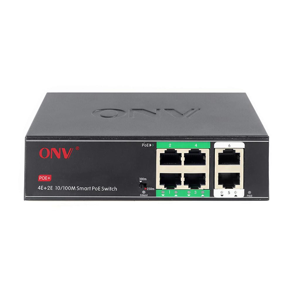 PoE-комутатор некерований 6-портовий ONV-H1064PSD з 4 портами PoE (73-00059) Киев - изображение 2