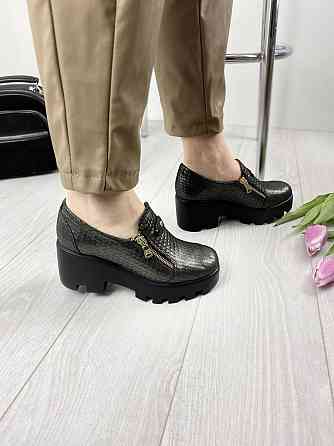 Kluchini Туфлі жіночі KLUCHINI графіт натуральна шкіра платформа 36р.-23см.можуть на 35 бути (3 Коломия