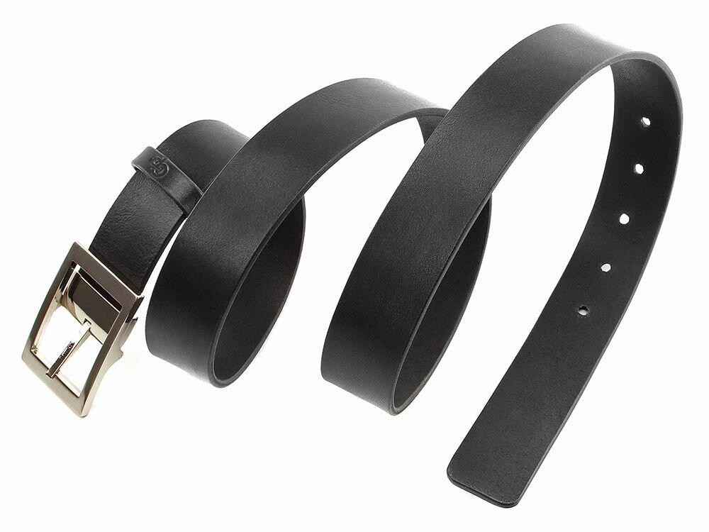 Ремень GRANDE PELLE 00239 кожаный Черный Киев - изображение 2