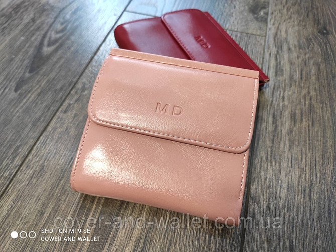 Светло-розовый маленький женский кошелек с удобной монетницей MD collection Киев - изображение 1