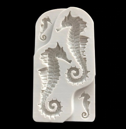 Молд рыба Морской конёк 123 на 64 мм серый Киев - изображение 4