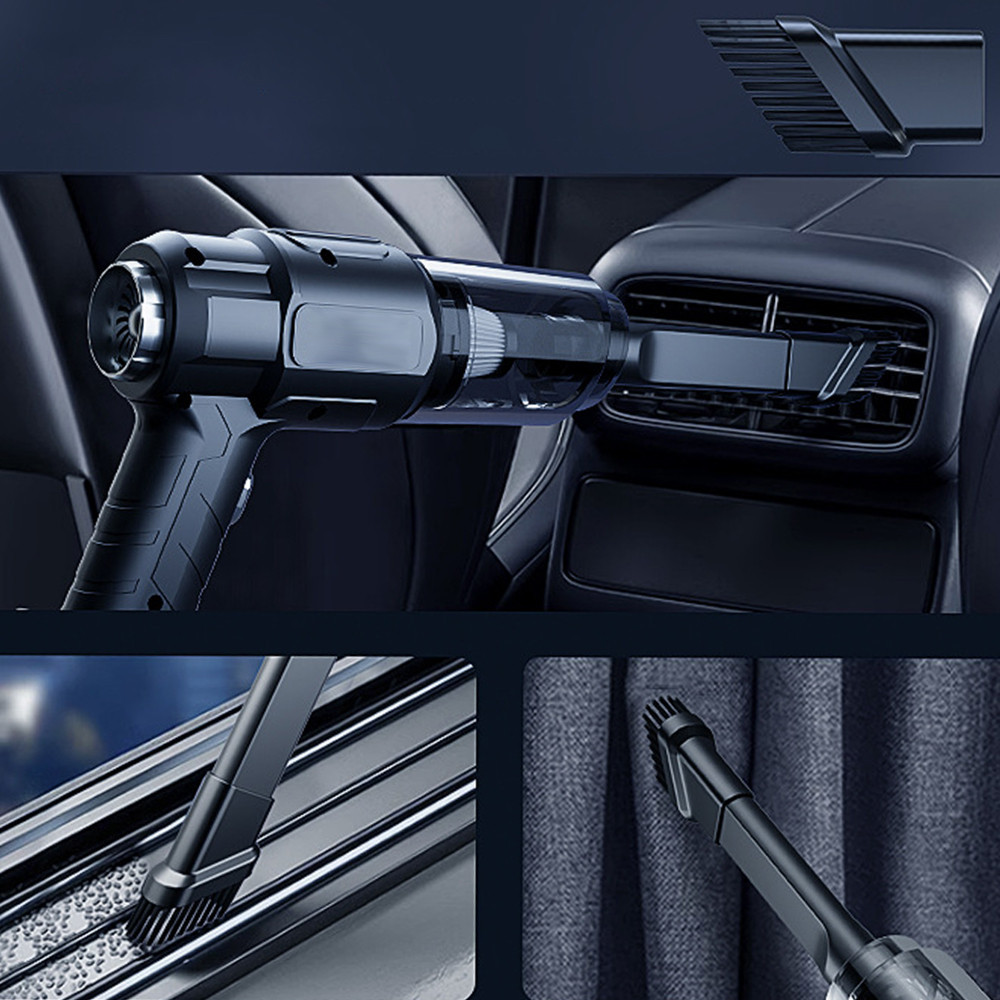 Автомобільний акумуляторний пилосос + 5 насадок,1 АКБ,Dust collector SBR Київ - фото 7