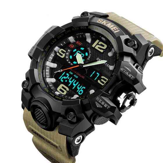 Skmei 1155 Black-Khaki SBR Киев