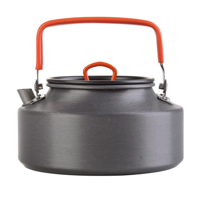 Туристический чайник Naturehike NH17C020-H из алюминия 1.1л (Серый) Винница - изображение 3