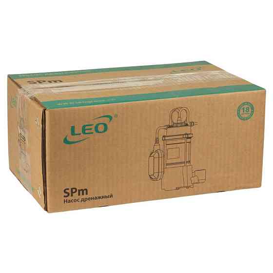 Насос дренажний садовий 0.37 кВт Hmax 42 м Qmax 35 л/хв LEO SPm37A (773251) Київ