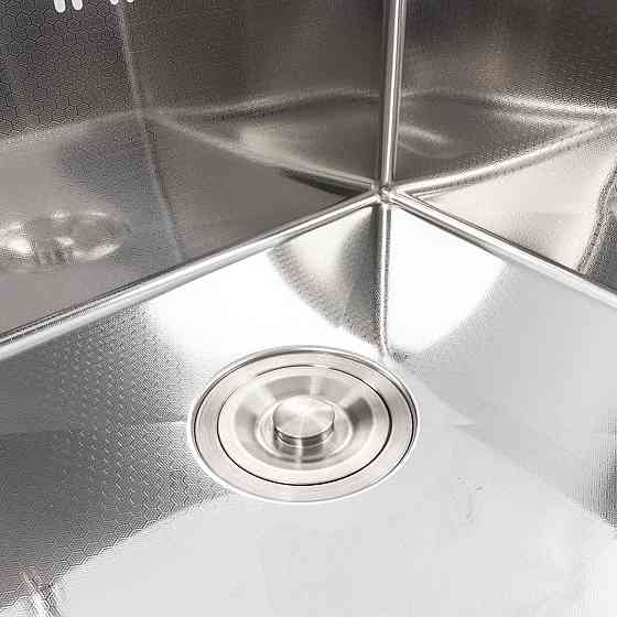 CM 78*50 L DÉCOR Мийка нержавійка Valeso Handmade (3.0/0.8) Коломыя